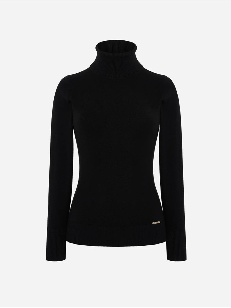 Camisola com detalhe de bordado na gola
