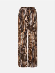 Calça estampada fluída