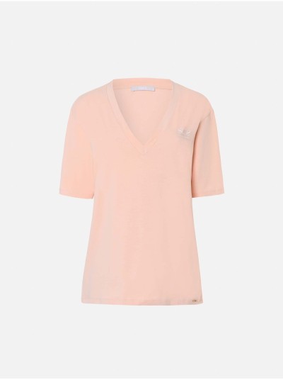 Camisola com estampado localizado