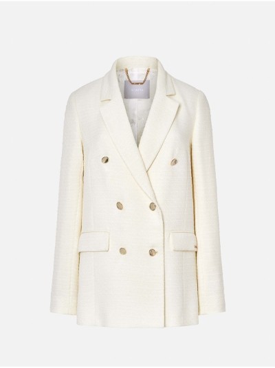 Blazer em tecido fantasia