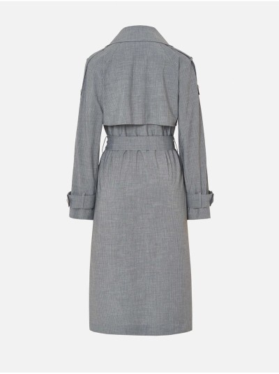 Striped fabric gabardine