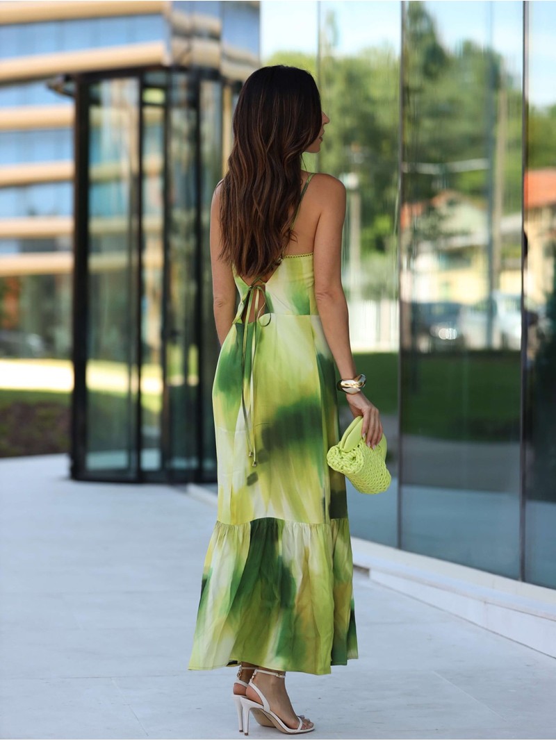 Vestido com detalhe de renda