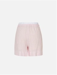 High-waisted shorts with a drawstring