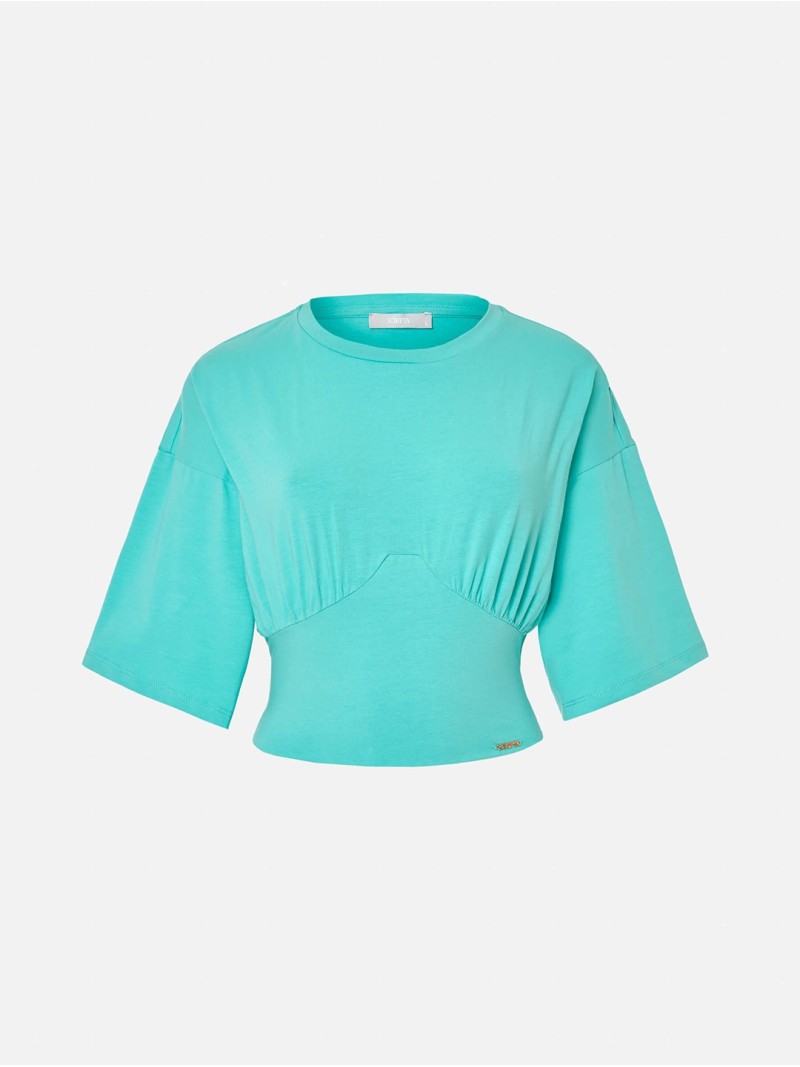 Slim-fit short T-shirt