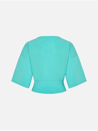 Slim-fit short T-shirt