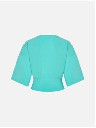 T-shirt curta de fitting ajustado