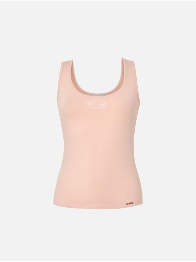 Top de alças com estampado personalizado