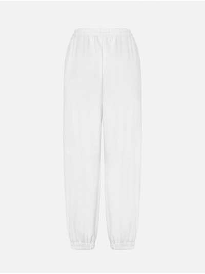 Calça em malha com cordão