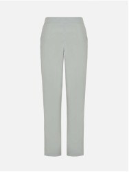High-waisted trousers with a slim leg