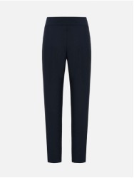 Calça de perneira justa com aplicação metálica