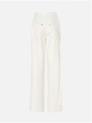 Jeans with a perforated effect
