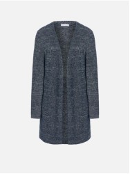 Long knit cardigan with wide sleeves