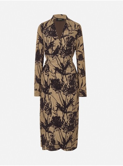 Vestido midi estampado