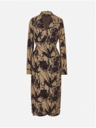 Vestido midi estampado