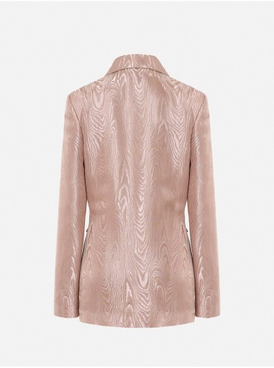 Blazer em tecido estampado
