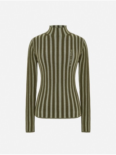 Camisola com riscas verticais