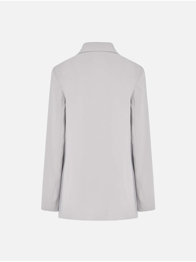 Blazer com detalhe de molas quadradas