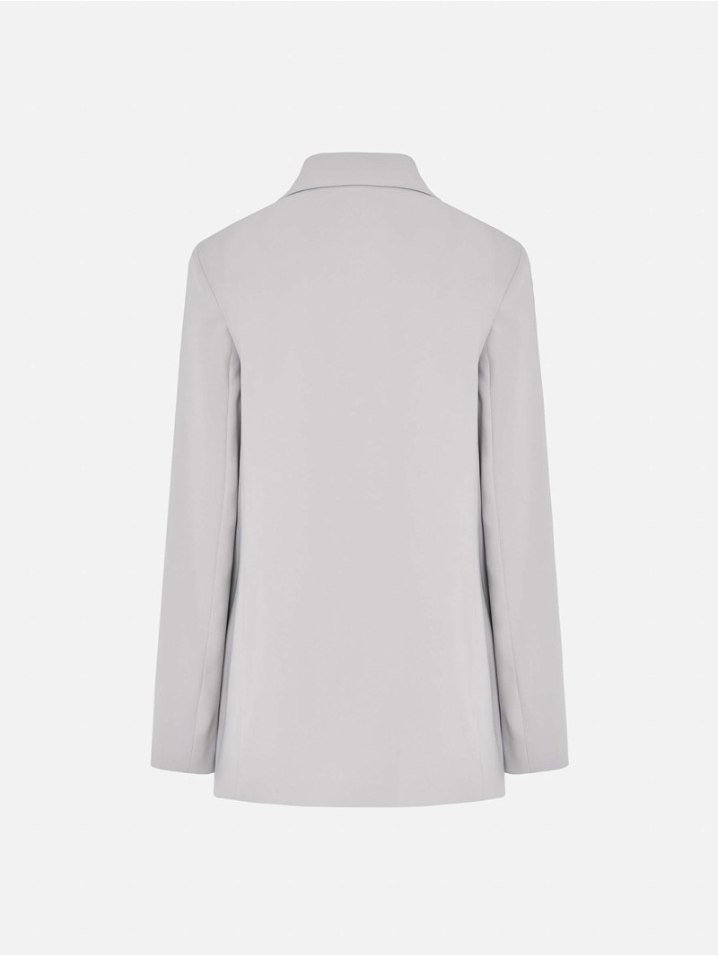 Blazer com detalhe de molas quadradas