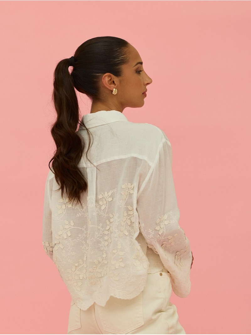 Blusa com bordados