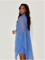 Short dress with cape