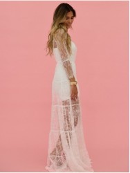 Long lace dress