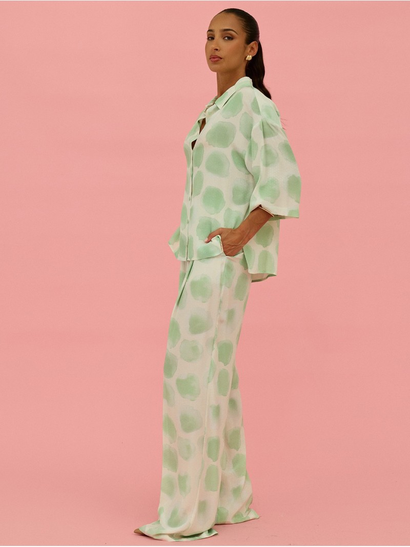 Printed blouse with 3/4 sleeves