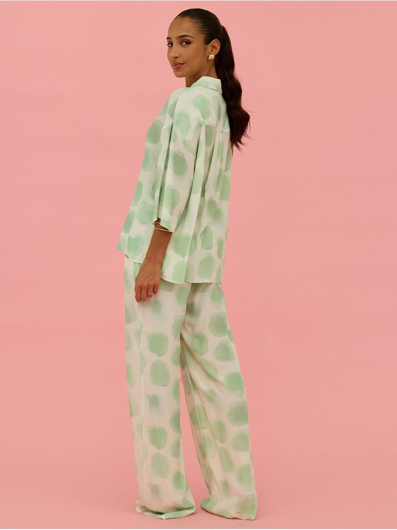 Printed blouse with 3/4 sleeves
