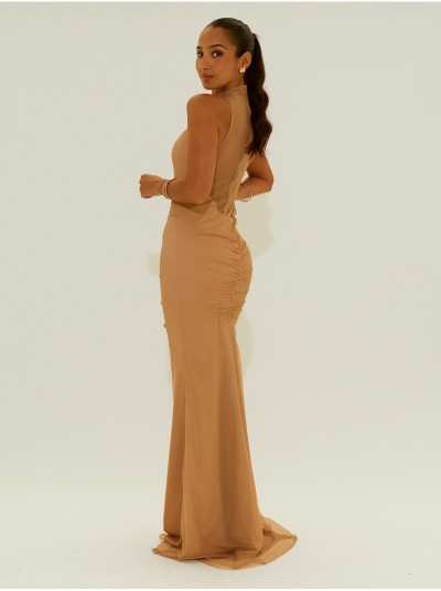 Dress with ruched detail