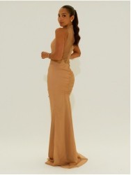 Dress with ruched detail
