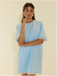T-shirt estilo oversize com logo SCRIPTA