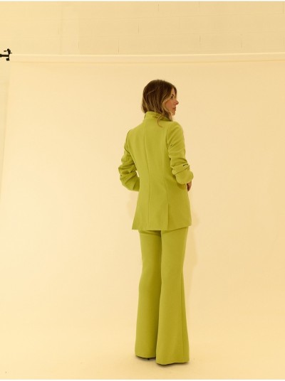 Blazer with patch pockets