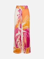 Calça fluída estampada