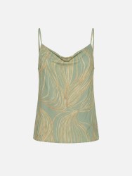 Printed knit top