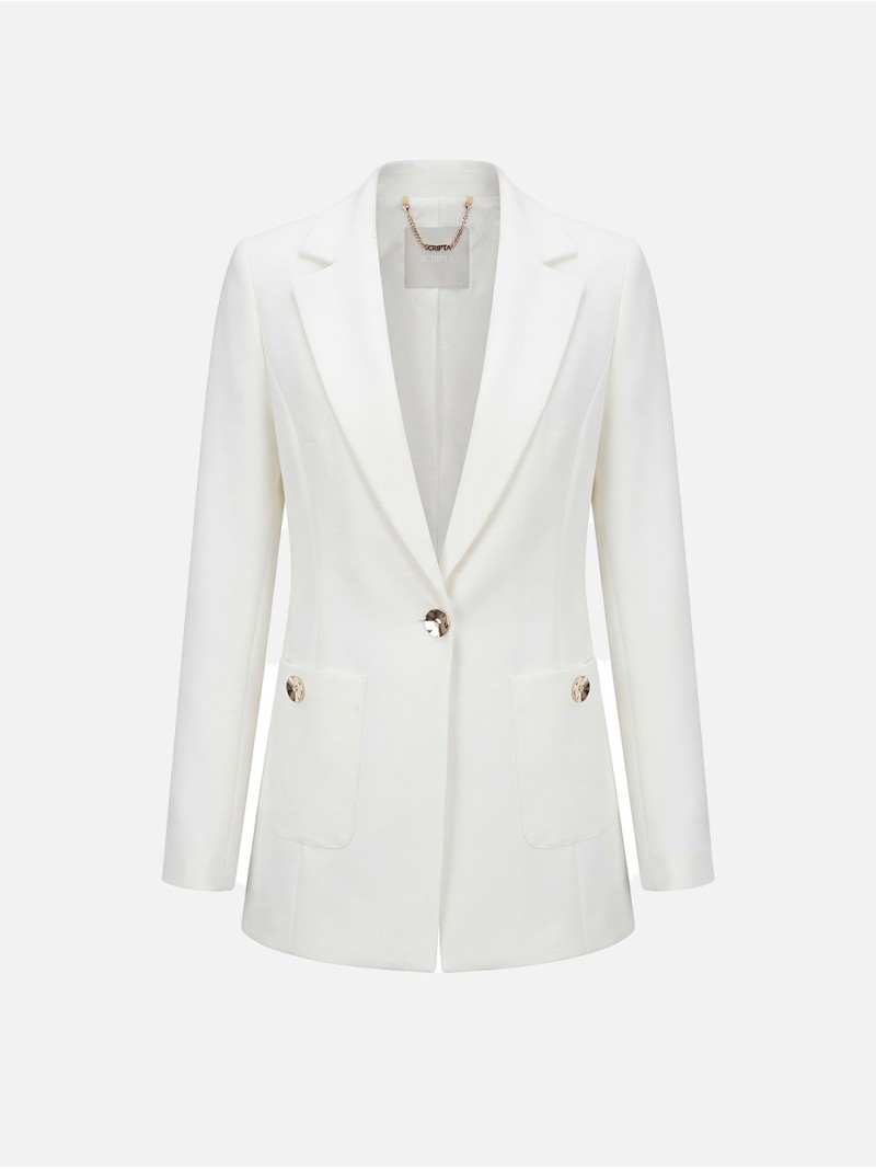Blazer com bolsos patch