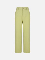 Plain straight-cut trousers