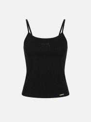 Thin-strapped cotton top with SCRIPTA logo