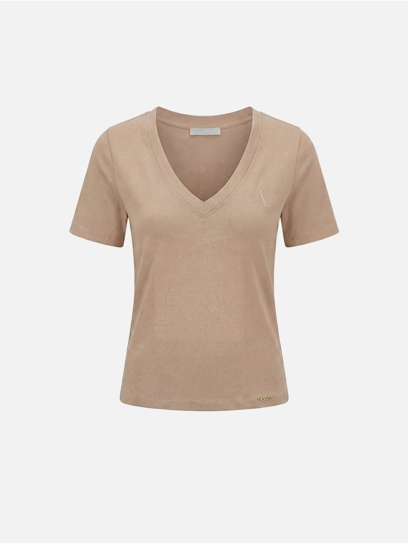 Cotton T-shirt with SCRIPTA logo