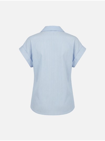 Blusa em linho com risca 