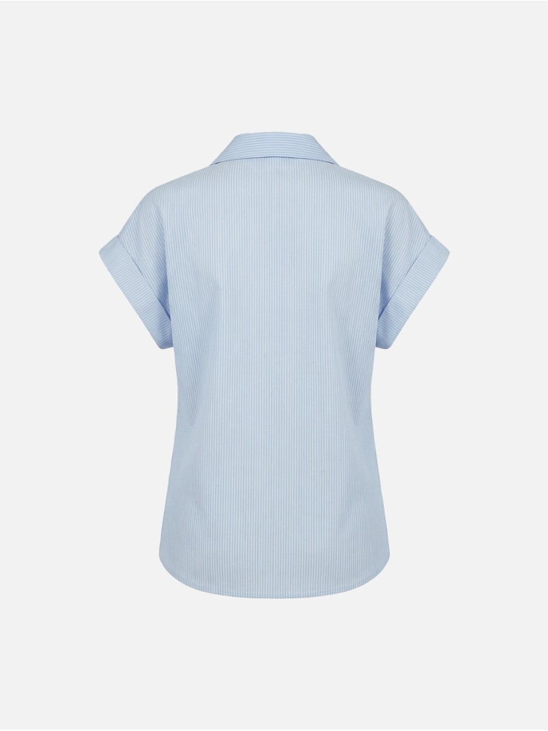 Blusa em linho com risca 