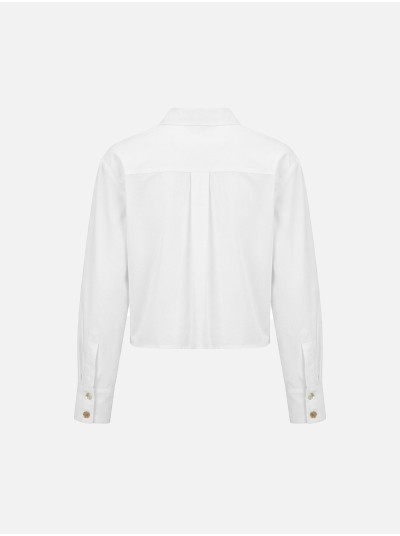 Blusa lisa com logo SCRIPTA
