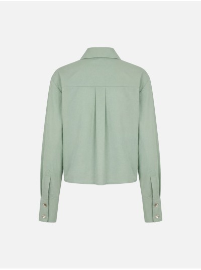 Blusa lisa com logo SCRIPTA