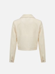 Casaco curto estilo bomber