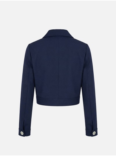 Casaco curto estilo bomber