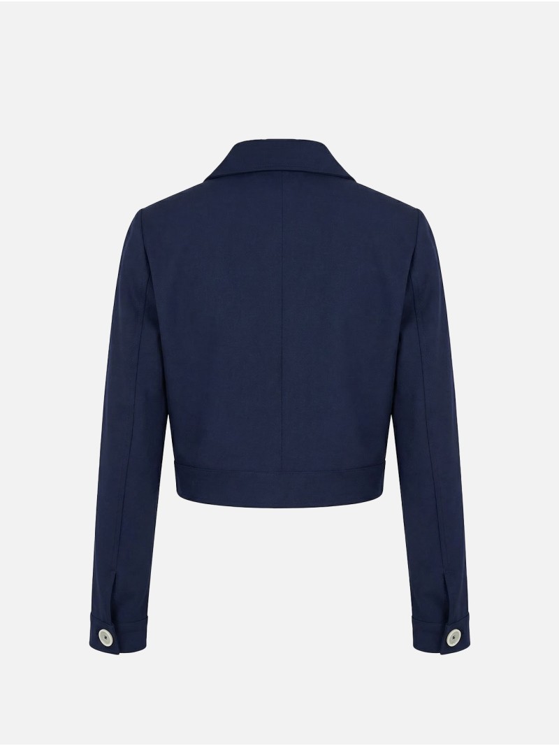 Casaco curto estilo bomber