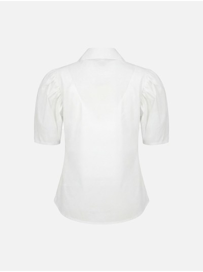 Blouse with metallic detail