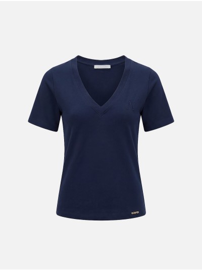 T-shirt em algodão com logo SCRIPTA