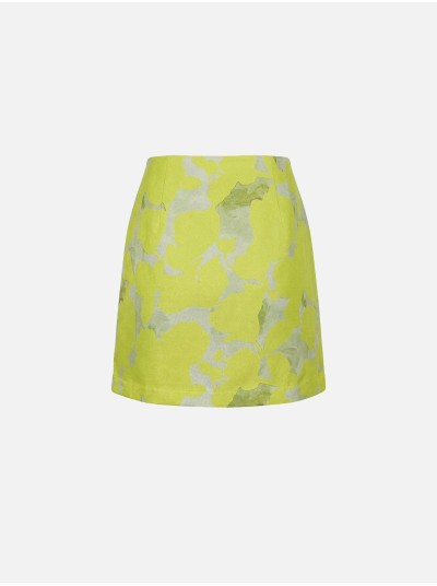 Short printed skirt