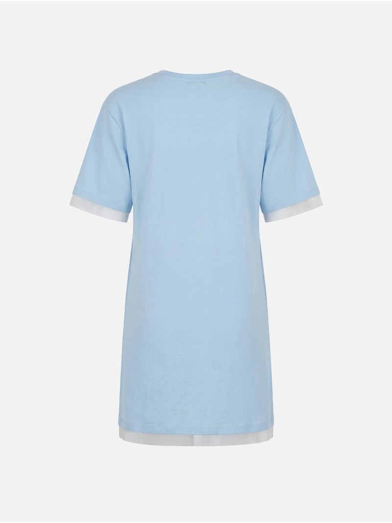 T-shirt estilo oversize com logo SCRIPTA