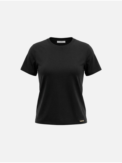 T-shirt básica em algodão com logo SCRIPTA