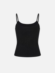 Thin-strapped cotton top with SCRIPTA logo